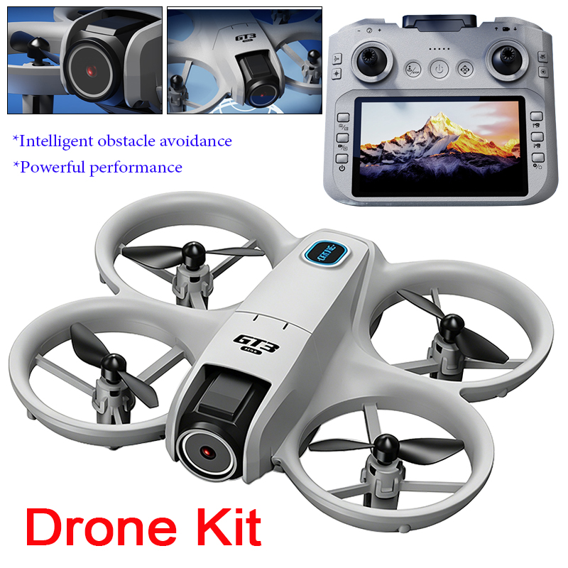 Drone Kit Octocopter - ชุดโดรนพกพา GT3 สำหรับถ่ายภาพ พร้อมรีโมทคอนโทรล กล้องคู่ 4K
