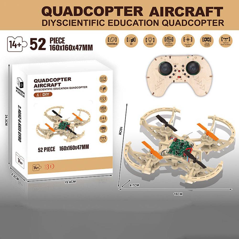 ชุดโมเดลโดรนไม้ RC 3 โหมดความเ - Drone Kit Octocopter บทวิจารณ์และราคา